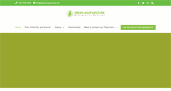 Desktop Screenshot of greenacupuncture.net